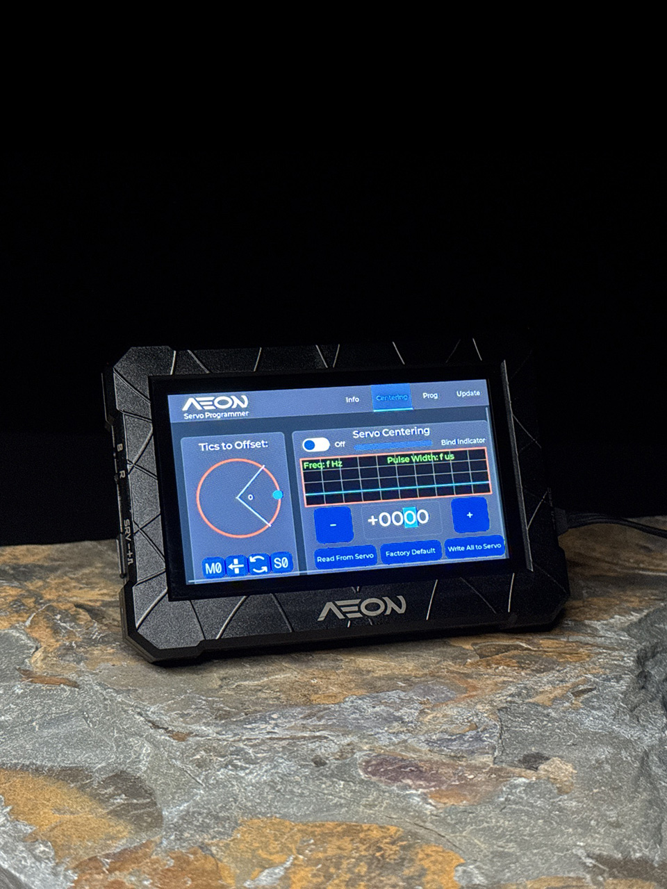 Aeon RC Cloud-Connected multi-protocol servo programmer with Oscilloscope